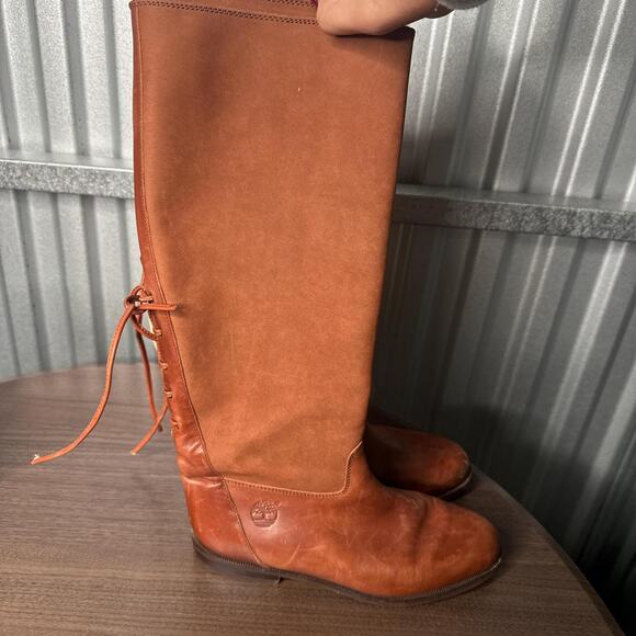 Vintage womans tall Timberland Boots - Picture 3 of 7